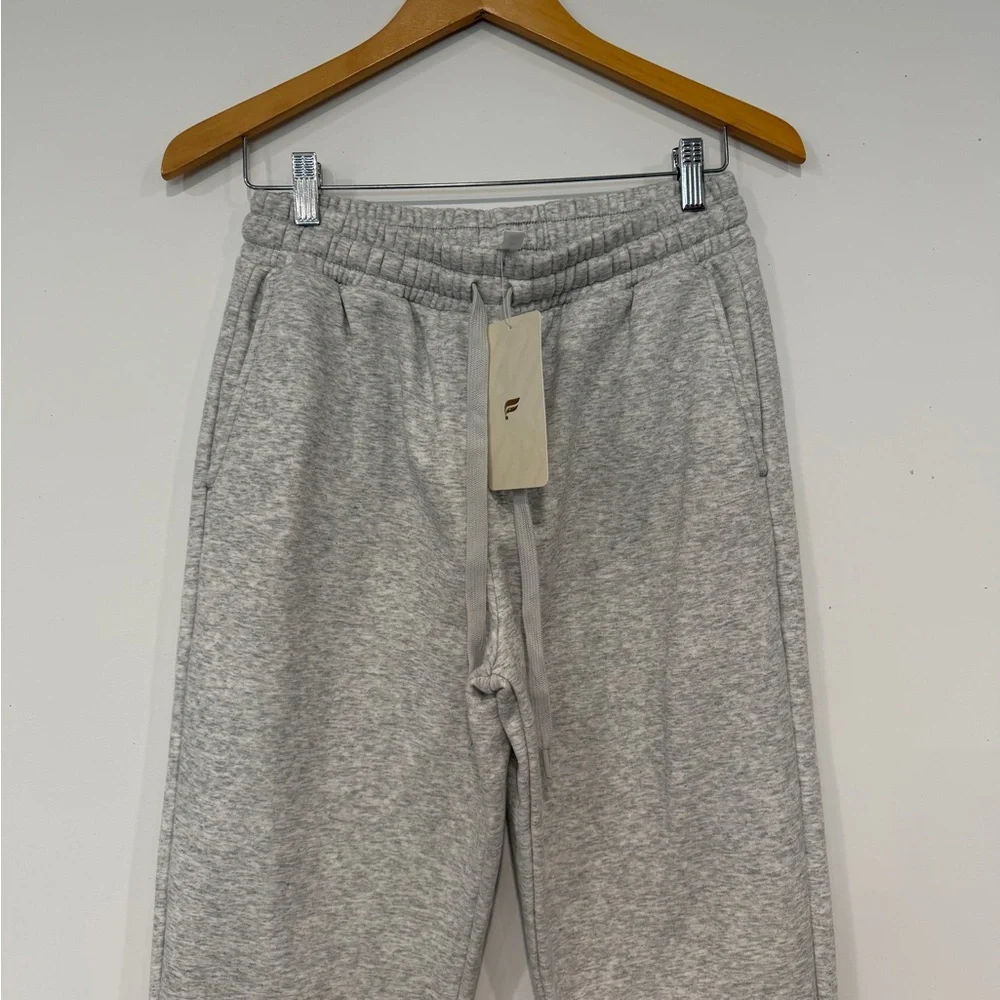 Fabletics Light Gray Heather Go-To Sweatpant - Picture 2 of 9